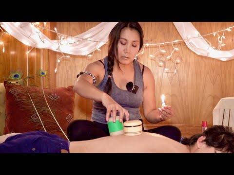 Fire cupping massage therapy ASMR triggers & tingles [音フェチ]