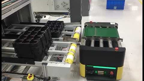 QR CODE AGV WITH CONVEYOR