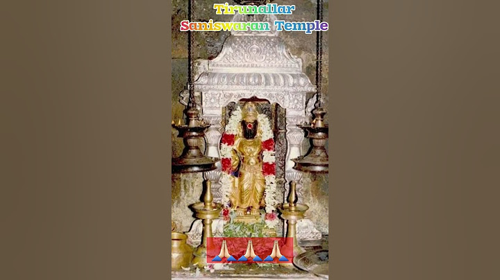 Tirunallar Saniswaran Temple || Famous Shani dev temple #youtubeshorts #ytshorts #shorts #short