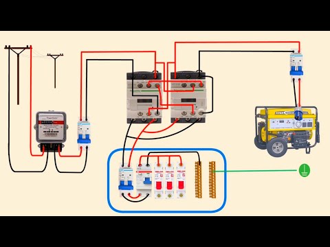 auto changeover switch for generator wiring | generator auto changeover | electrical technologies