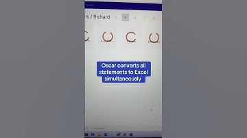 Convert multiple #bankstatements to Excel at the same time #business #pdftoexcel