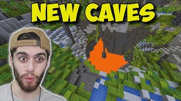 My Reaction To The NEW 1.17 Lush Caves - 21w10a Snapshot Review