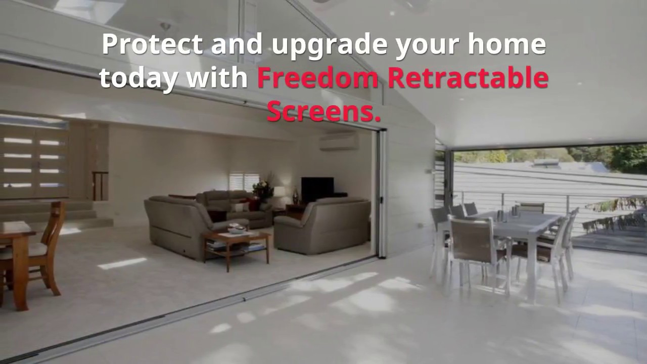 Retractable Fly Screens For French Doors Brisbane Youtube