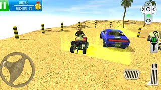 Parking Island : Mountain Road - Driving Quad bike - Parking Games Android Gameplay screenshot 2