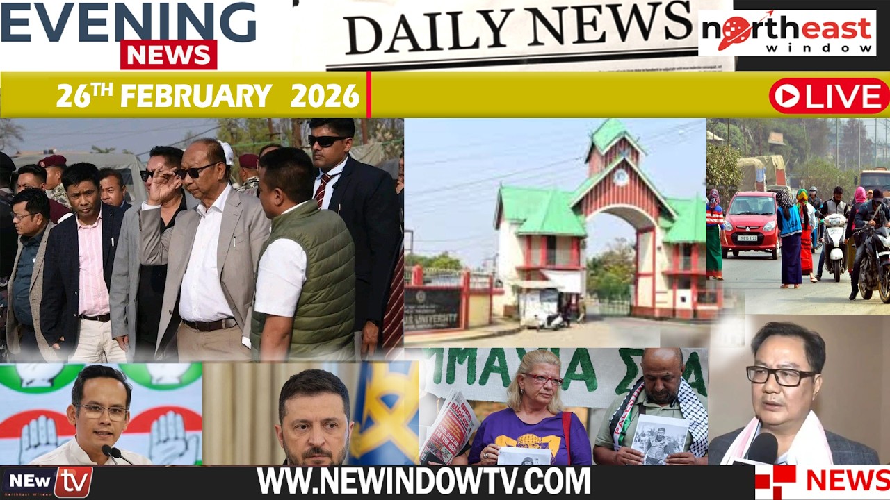 𝐋𝐢𝐯𝐞 𝐍𝐞𝐰𝐬 𝐁𝐫𝐨𝐚𝐝𝐜𝐚𝐬𝐭 || 𝐍𝐄𝐰 𝐓𝐕 4:30 PM 𝗠𝗔𝗡𝗜𝗣𝗨𝗥𝗜 𝐍𝐞𝐰𝐬 26th FEBRUARY 2026