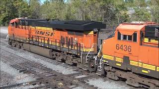 Trains in Marion, Ohio (1 October 2023)