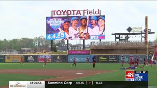 Trash Pandas host Lookouts on Opening weekend.