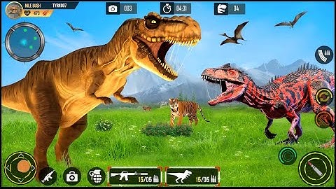 Real Dino Hunting Gun Games - Wild Dinosaur Hunting Games -Android Gameplay #5