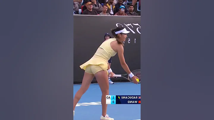 Wind BLOWS ball back over net!@australianopen  #shorts #shortvideo
