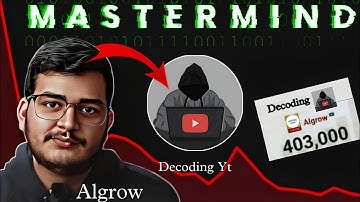 How @Algrow And @Decoding Yt Dominates YouTube : His SECRET to Beat the YouTube Algorithm