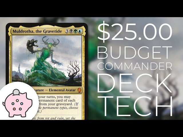 mtg muldrotha commander deck Muldrotha, the Gravetide (If a card has multiple permanent types Muldrotha, the Gravetide Graveyard Recursion