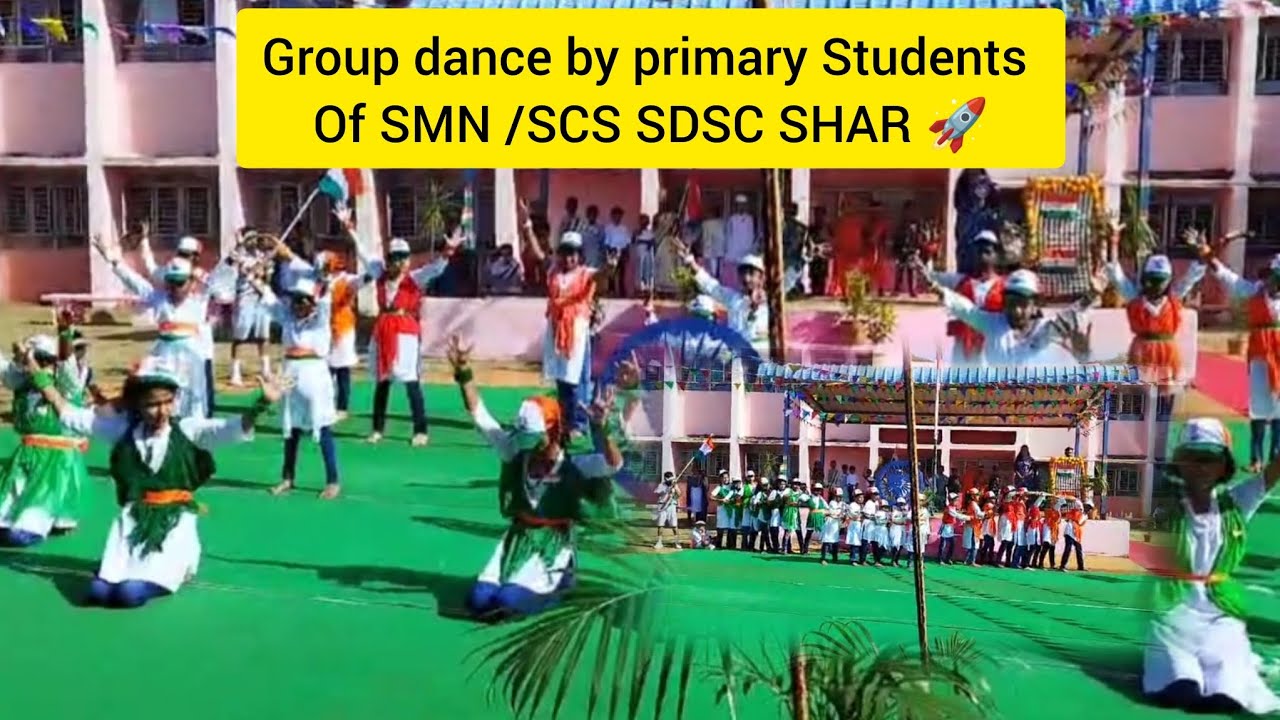 Group dance by primary Students of SCS SDSC SHAR ISRO 🚀 # ...