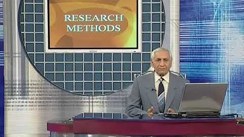 STA630 Research Methods Lecture 31