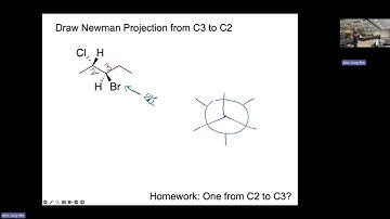 Organic Chemistry 1 - Drawing Newman projection