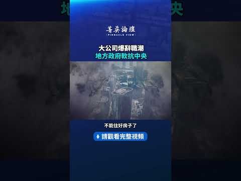 大公司爆辞职潮地方政府软抗中央