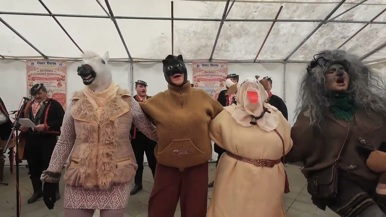 Divín fašiangy 2026  FS Hrnčiarska a HĽ Petra Fizoľu 