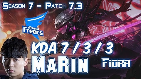 AFs MaRin FIORA vs MAOKAI Top - Patch 7.3 KR Ranked