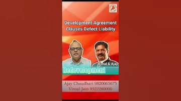 Development Agreement Clauses Defect Liability #redevelopment #news #mumbai #pune #love #song #songs