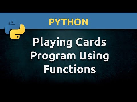 Python: Simple Playing Cards Program