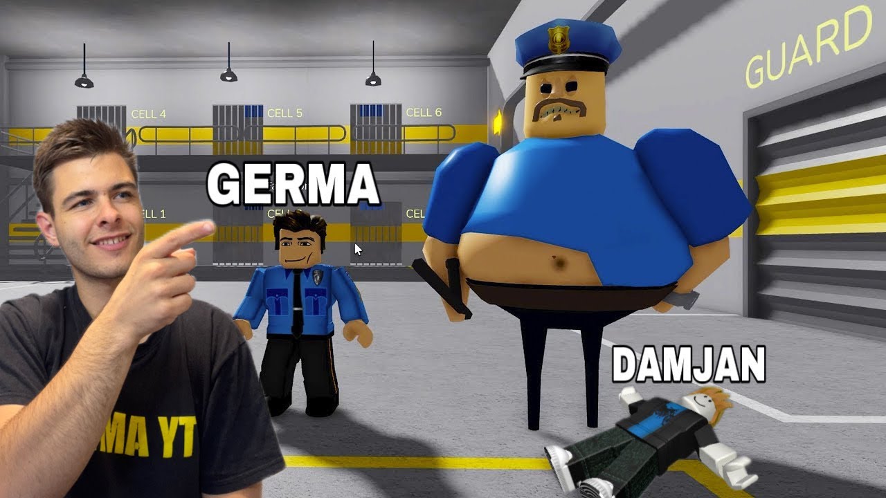 Z DAMJANOIM BEŽIVA PRED POLICIJO! (ROBLOX) [SLO]