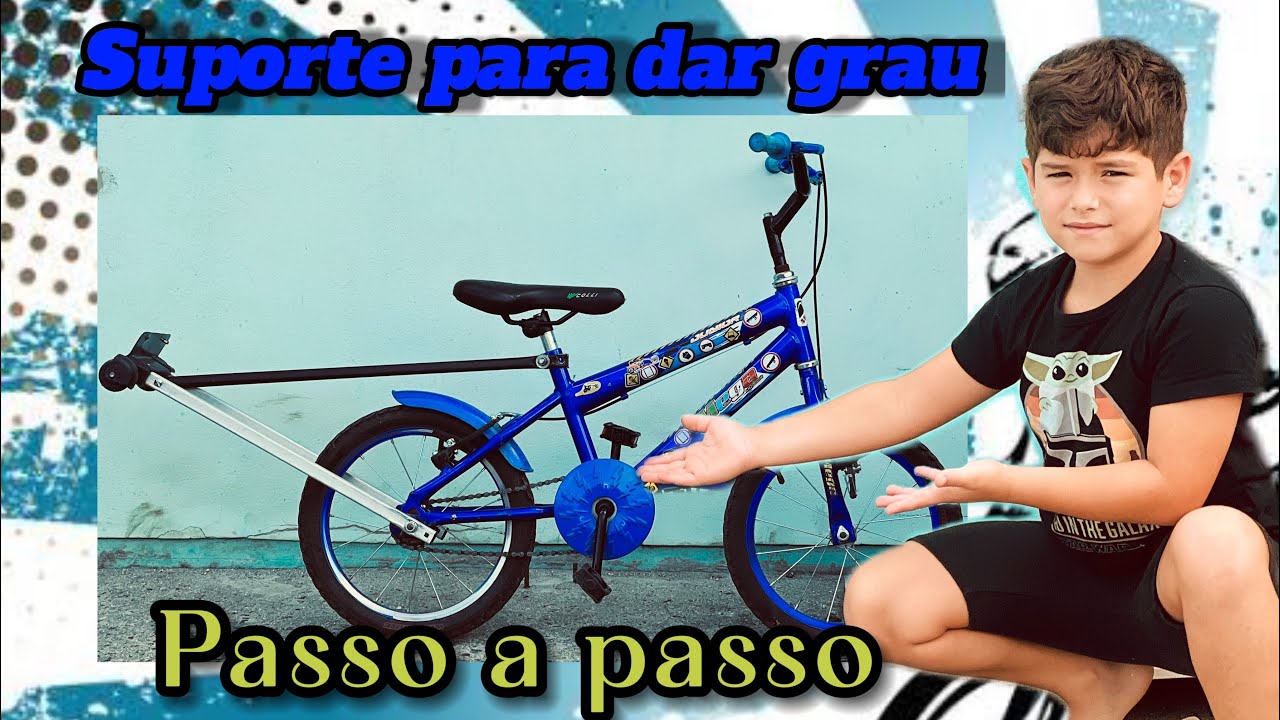 COMO MONTAR O SUPORTE PARA DAR GRAU NA BIKE 🚲 - YouTube