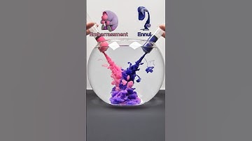 Guess What Color Mixed Emotions Make? (Part 10) #satisfying #colormixing #viralvideo #insideout