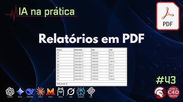 IA na Prática 43 - Gerando relatórios em PDF (usando FPDF)