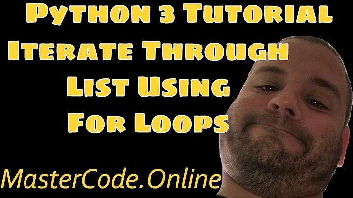 Iterate Through Python List Using For Loops