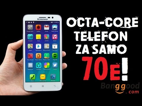 OCTA-CORE TELEFON ZA SAMO 70e?! - Lenovo A806 Review