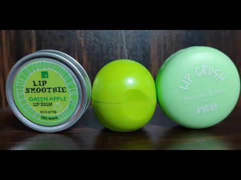 Top 3 herbal green apple lipbalm in india | green apple lipbalm review | herbal lipbalm in india