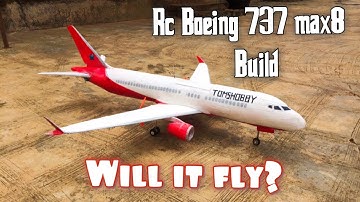 Rc Boeing 737 Max8 Airliner Build |TomsHobby