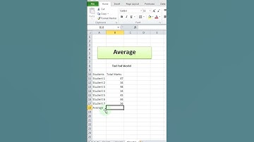 Average with shortcut key || Excel Tips & Tricks || @todfodeducation