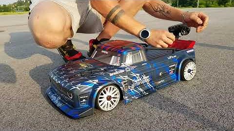 ARRMA Infraction 8S #arrma #8S #rc chased by 200km/h FPV drone #fpv #drone #rcguru