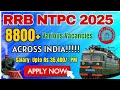 RRB NTPC Apply online  RRB NTPC Requirment 2025 by khagapati Sir Various post are available 