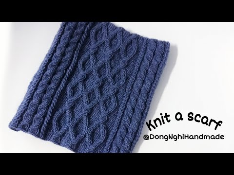 [Knitting] Đan khăn len, đan khăn ống nam #2 | Foci