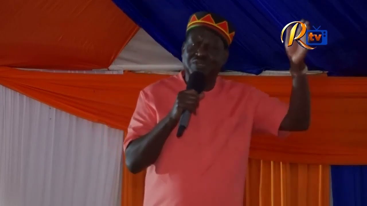 ''WE MUST WORK TOGETHER!'' RAILA ODINGA TELLS ODM LEADERS IN MIGORI.