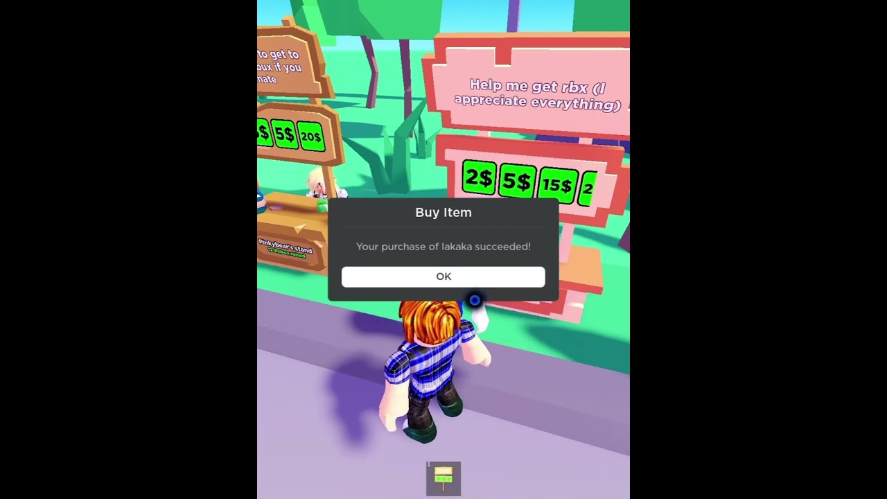 Donating 1k Robux If They Say Thanks In Pls Donate