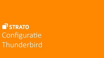 E-mail configureren in Thunderbird | STRATO Tutorial