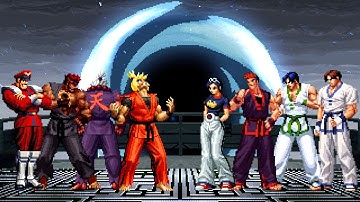 KOF Memorial - Shin Akuma Team vs Kim Kaphwan Team