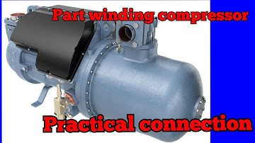 Part winding compressor wiring||part winding connection hindi ||part winding compressor wiring diag