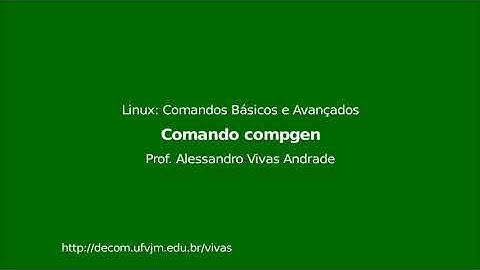 Vídeo 39 - [Cap. 5  Comandos de Sistema] - Comando compgen - Linux: Comandos Básicos e Avançados