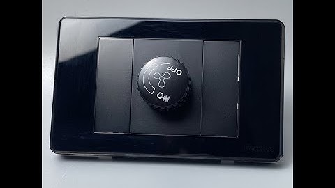 Chiết Áp Quạt, Rơ Le quạt Âm Tường Cao Cấp Mặt Nhưa Acrylic I Tenko.com.vn