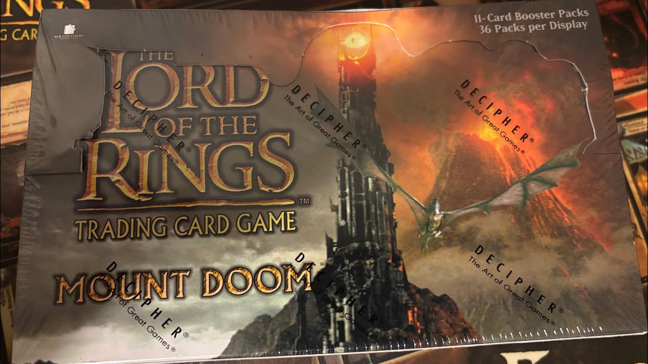 Lord Of The Rings TCG Mount Doom Booster Box Opening