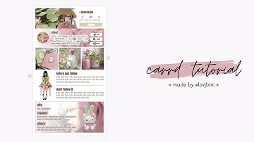 simple & easy carrd tutorial — © jsckid