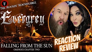 GEN-X Metal Couple REACTS and REVIEWS - EVERGREY - Falling From The Sun (Official Video)