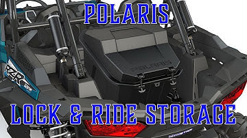 Polaris RZR Lock & Ride Rear Cargo Bin install and review