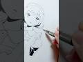 【小技】修正液を使わずに失敗した線画を直す方法 #Shorts