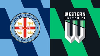 2023-2024 Isuzu Ute A-League - Round 26 - Melbourne City v Western United