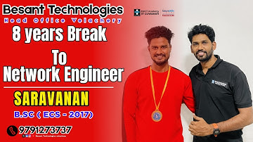 8 Years Career Break to Network Engineer | Saravanan’s Inspiring Journey