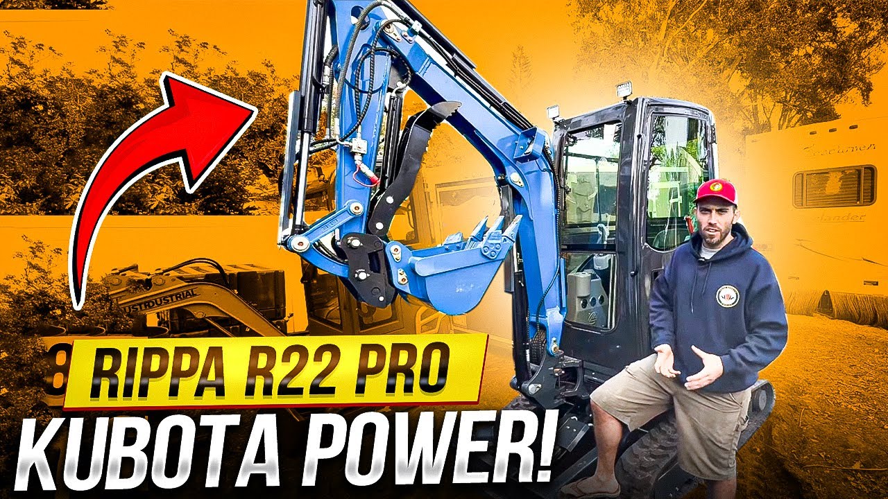 Chinese Mini Excavator: Beast of a Rippa R22 Pro with Kubota Diesel